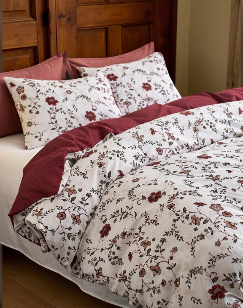 2/3pcs Modern Fashion Duvet Cover Set(1/2pcs*Pillowcases,1*Duvet Cover,No Core )Elegant Flower And Branch Print Bedding Set Ultra Soft,Comfortable,Breathable Bedding For All Seasons Perfect For A Cozy And Inviting Bedroom,Dormitory Ideal Gift