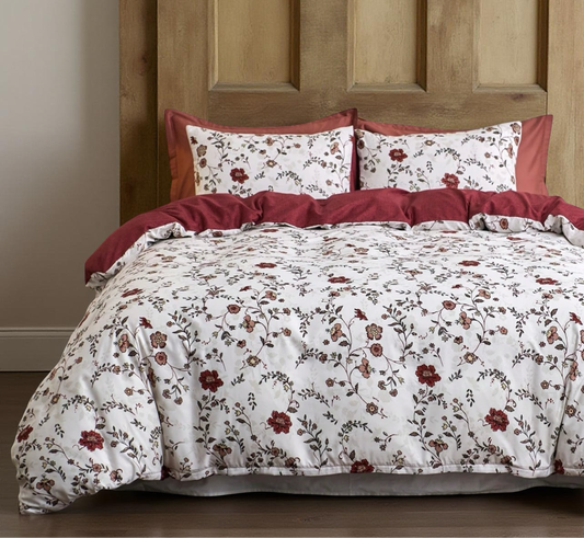 2/3pcs Modern Fashion Duvet Cover Set(1/2pcs*Pillowcases,1*Duvet Cover,No Core )Elegant Flower And Branch Print Bedding Set Ultra Soft,Comfortable,Breathable Bedding For All Seasons Perfect For A Cozy And Inviting Bedroom,Dormitory Ideal Gift