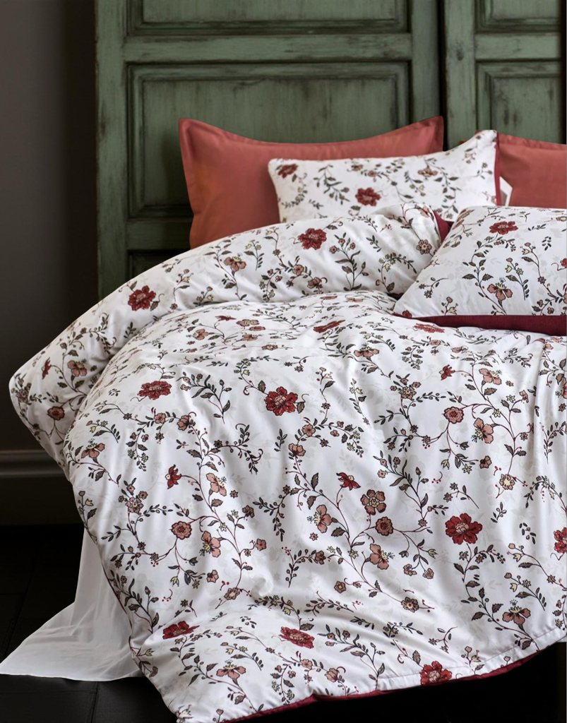 2/3pcs Modern Fashion Duvet Cover Set(1/2pcs*Pillowcases,1*Duvet Cover,No Core )Elegant Flower And Branch Print Bedding Set Ultra Soft,Comfortable,Breathable Bedding For All Seasons Perfect For A Cozy And Inviting Bedroom,Dormitory Ideal Gift