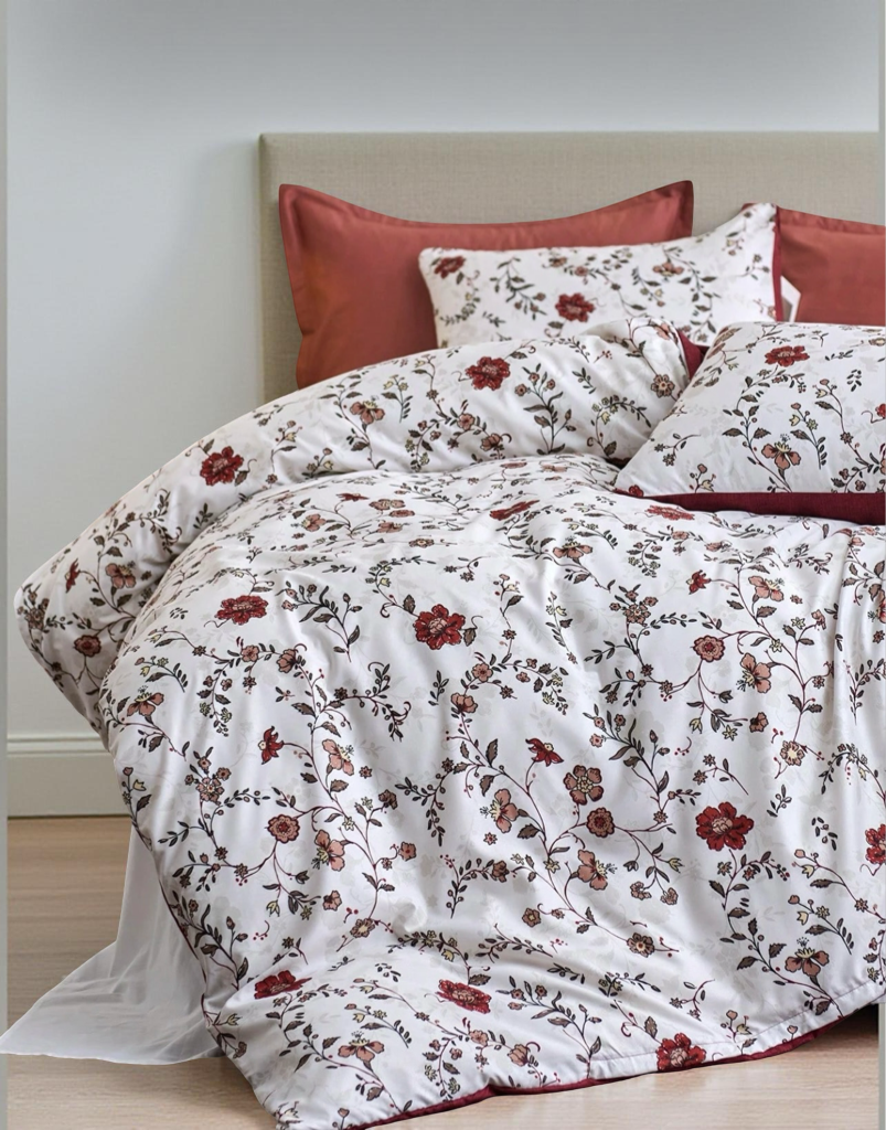 2/3pcs Modern Fashion Duvet Cover Set(1/2pcs*Pillowcases,1*Duvet Cover,No Core )Elegant Flower And Branch Print Bedding Set Ultra Soft,Comfortable,Breathable Bedding For All Seasons Perfect For A Cozy And Inviting Bedroom,Dormitory Ideal Gift