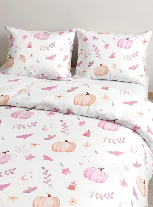 3pcs Multicolor Pumpkin Print Synthetic Fiber 3 Pieces Set