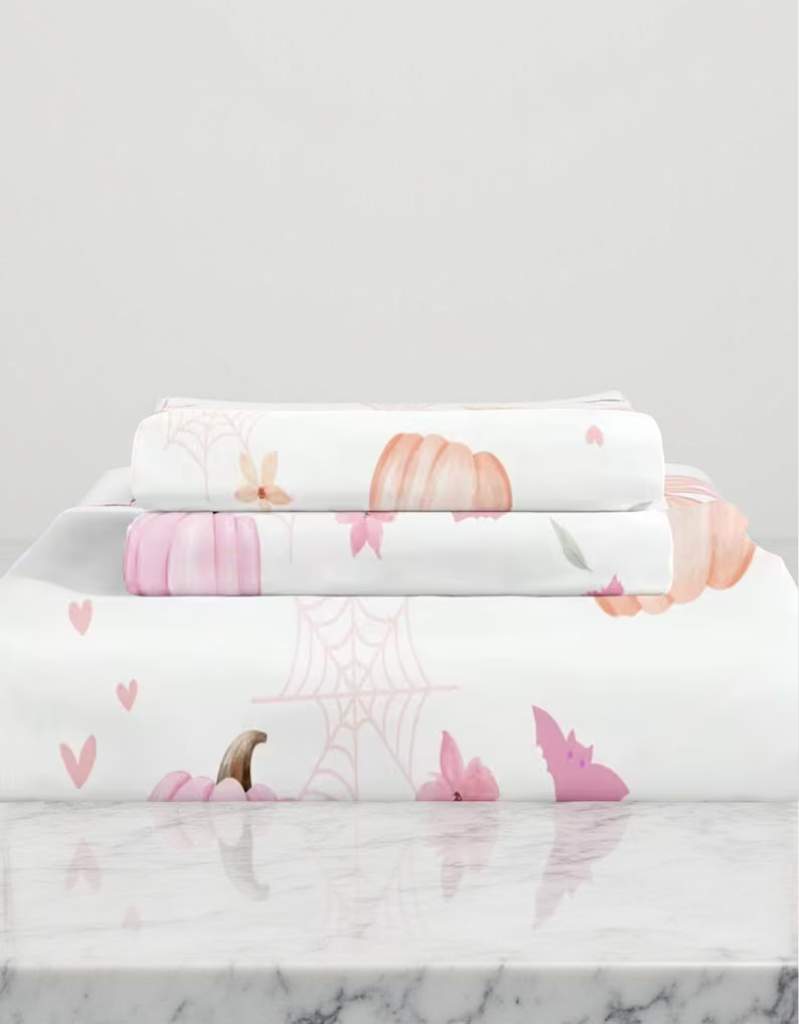 3pcs Multicolor Pumpkin Print Synthetic Fiber 3 Pieces Set