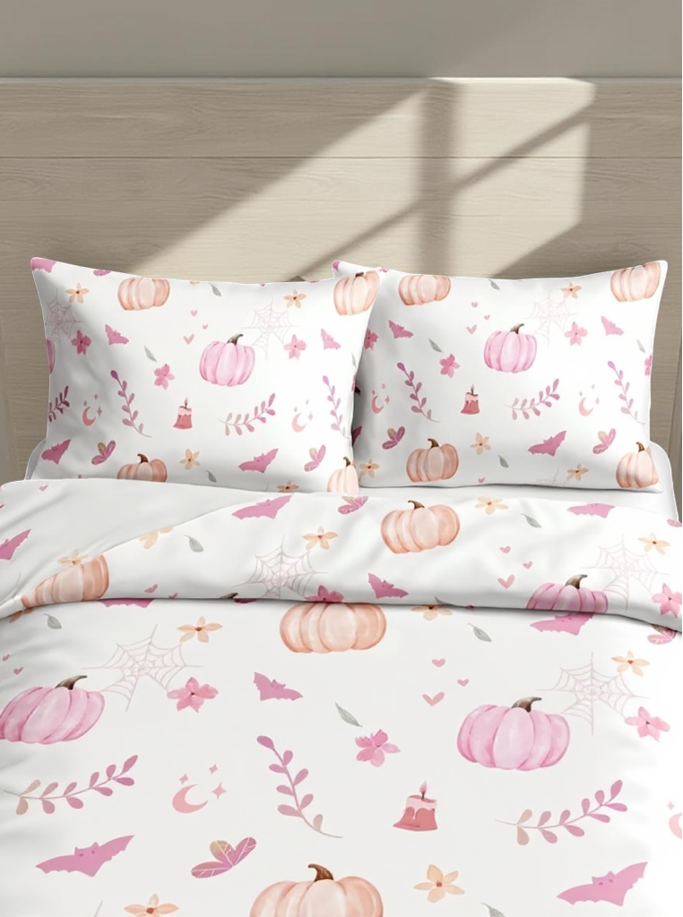3pcs Multicolor Pumpkin Print Synthetic Fiber 3 Pieces Set